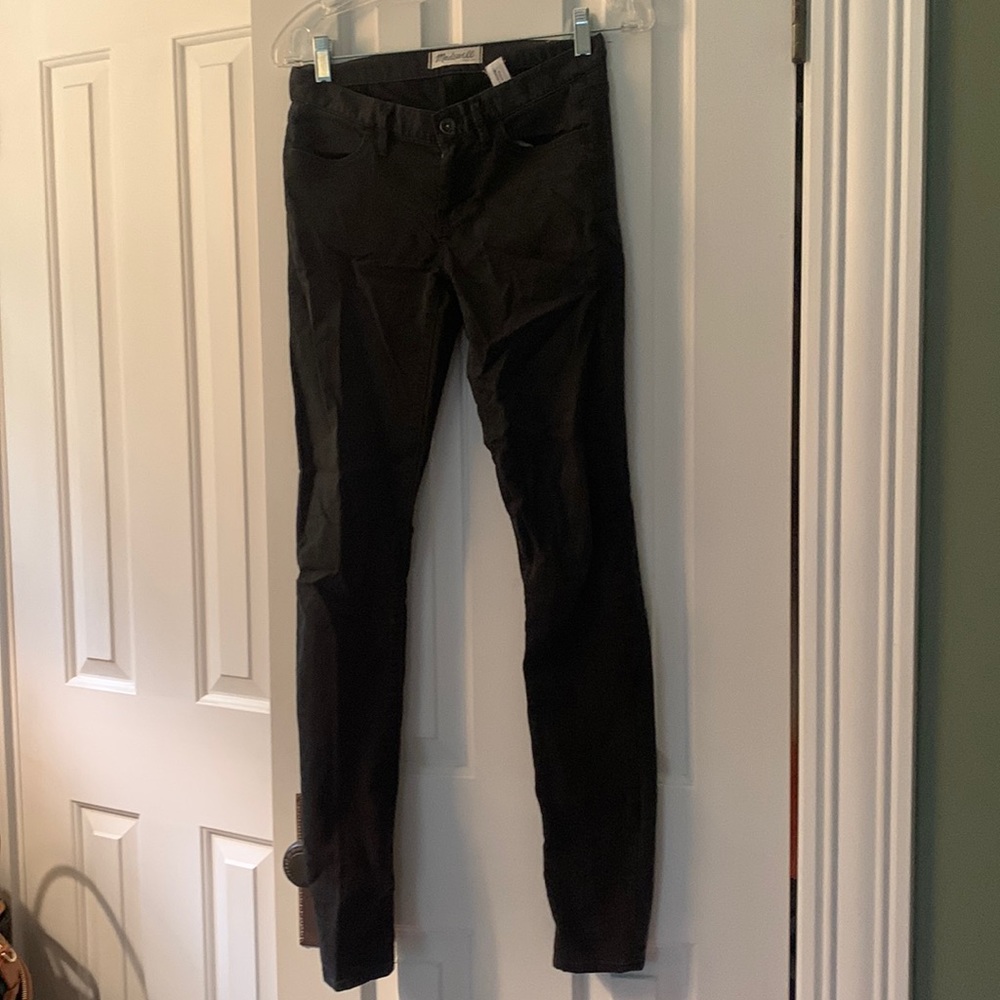 Madewell black skinny jeans size 25